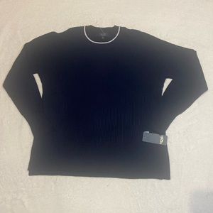 RACHEL RACHEL ROY Size L NWT Navy Ribbed Knit Sweater